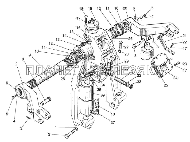 Гидроподъемник МТЗ-922